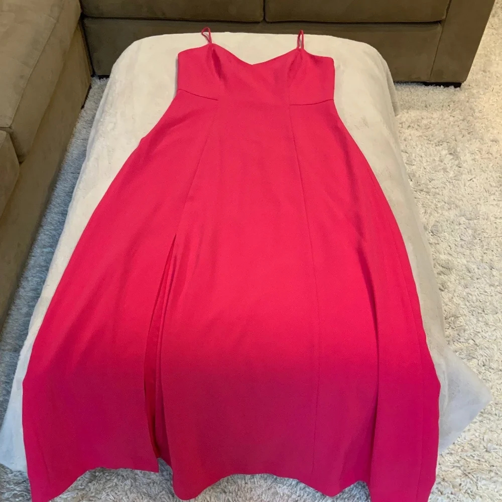 JCrew Pink 8 Adjustable Strap Dress Wedding Guest Adjustable Straps Date Coastal